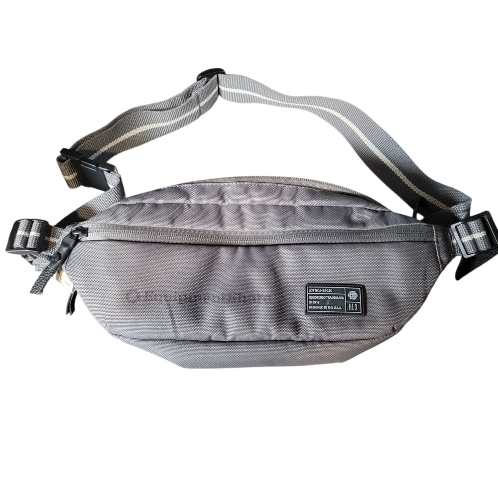 HEX Evolve Sling Eco Grey Crossbody Fanny Pack Lot No. HB 1020 Utility Belt